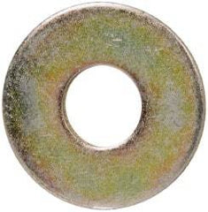 Value Collection - 3/8" Screw, Grade 8 Steel Extra Thick Flat Washer - Zinc Yellow Dichromate Finish - Exact Industrial Supply