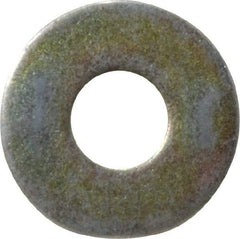 Value Collection - 7/16" Screw, Grade 8 Steel Extra Thick Flat Washer - Zinc Yellow Dichromate Finish - Exact Industrial Supply