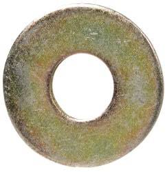 Value Collection - 5/8" Screw, Grade 8 Steel Extra Thick Flat Washer - Zinc Yellow Dichromate Finish - Exact Industrial Supply