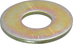 Value Collection - 7/8" Screw, Grade 8 Steel Extra Thick Flat Washer - Zinc Yellow Dichromate Finish - Exact Industrial Supply