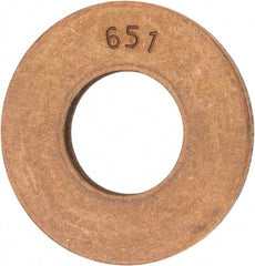 Value Collection - 5/8" Screw, Silicon Bronze Standard Flat Washer - 0.656" ID x 1-1/2" OD, 0.102" Thick - Exact Industrial Supply