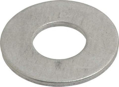 Value Collection - 1/2" Screw, Aluminum Standard Flat Washer - 0.562" ID x 1-1/4" OD, 0.089" Thick - Exact Industrial Supply