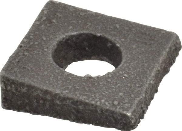 Value Collection - 5/16" Bolt, Iron Beveled Square Washer - 3/8" ID, 1/4 Minimum Thickness - Exact Industrial Supply