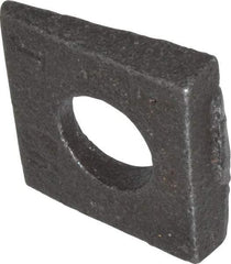 Value Collection - 1/2" Bolt, Iron Beveled Square Washer - 9/16" ID, 11/32 Minimum Thickness - Exact Industrial Supply
