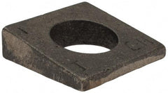 Value Collection - 1" Bolt, Iron Beveled Square Washer - 1-1/16" ID, 9/16 Minimum Thickness - Exact Industrial Supply