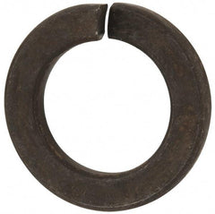 Value Collection - M24, 24.5mm ID, 5mm Thick Split Lock Washer - Steel, Uncoated, 24.5mm Min ID, 25.5mm Max ID, 40mm Max OD - Exact Industrial Supply