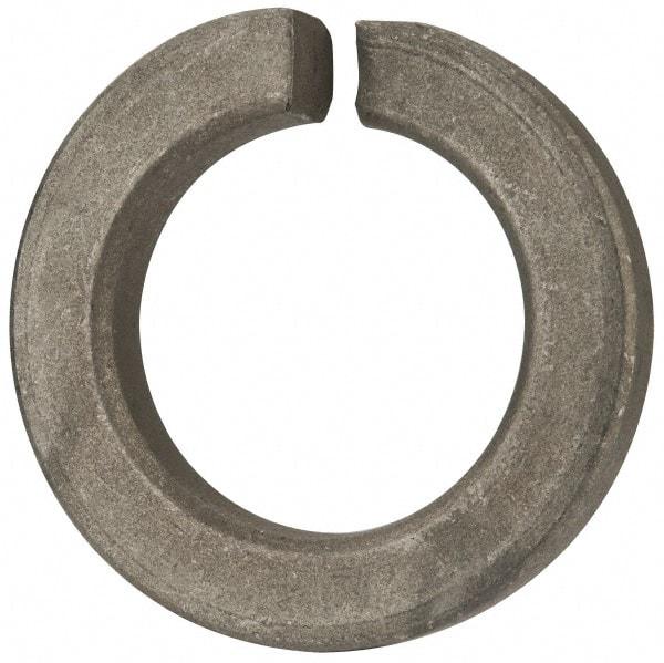 Value Collection - 1-1/2", 1.504" ID, 3/8" Thick Split Lock Washer - Steel, Zinc-Plated Finish, 1.504" Min ID, 1.534" Max ID, 2.419" Min OD, 2.43" Max OD - Exact Industrial Supply