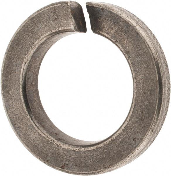 Value Collection - 1", 1.003" ID, 1/4" Thick Split Lock Washer - Steel, Uncoated, 1.003" Min ID, 1.024" Max ID, 1.656" Min OD, 1.661" Max OD - Exact Industrial Supply