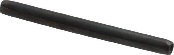 Made in USA - 1/16" Diam x 3/4" Long Coiled Spring Pin - Grade 1070-1090 Alloy Steel, Black Oxide Finish - Exact Industrial Supply