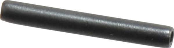 Made in USA - 3/32" Diam x 3/4" Long Coiled Spring Pin - Grade 1070-1090 Alloy Steel, Black Oxide Finish - Exact Industrial Supply