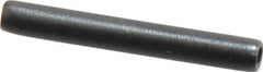 Made in USA - 3/32" Diam x 3/4" Long Coiled Spring Pin - Grade 1070-1090 Alloy Steel, Black Oxide Finish - Exact Industrial Supply