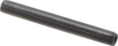 Made in USA - 3/32" Diam x 7/8" Long Coiled Spring Pin - Grade 1070-1090 Alloy Steel, Black Oxide Finish - Exact Industrial Supply