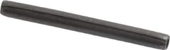 Made in USA - 3/32" Diam x 1" Long Coiled Spring Pin - Grade 1070-1090 Alloy Steel, Black Oxide Finish - Exact Industrial Supply