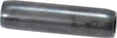 Made in USA - 3/16" Diam x 3/4" Long Coiled Spring Pin - Grade 1070-1090 Alloy Steel, Black Oxide Finish - Exact Industrial Supply