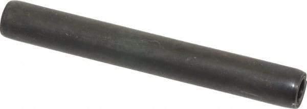 Value Collection - 5/16" Diam x 2-1/2" Long Coiled Spring Pin - Grade 1070-1090 Alloy Steel, Black Oxide Finish - Exact Industrial Supply