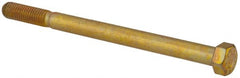 Hex Head Cap Screw: 1/2-13 x 7″, Grade L9 Steel, Zinc Yellow Dichromate Finish Partially Threaded