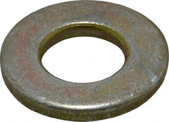 Made in USA - 5/8" Screw, Grade 9 Steel SAE Flat Washer - Exact Industrial Supply