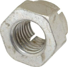 Flex-Loc - 5/16-24 UNJF Grade 2 Hex Lock Nut with Expanding Flex Top - Cadmium-Plated Finish, Meets Military Specifications - Exact Industrial Supply