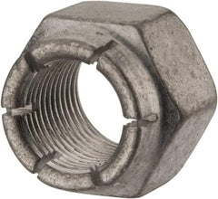 Flex-Loc - 5/8-18 UNJF Grade 2 Hex Lock Nut with Expanding Flex Top - 15/16" Width Across Flats, Cadmium-Plated Finish, Meets Military Specifications - Exact Industrial Supply
