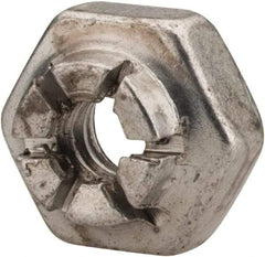 Flex-Loc - #4-40 UNJC Grade 2 Hex Lock Nut with Expanding Flex Top - Cadmium-Plated Finish, Meets Military Specifications - Exact Industrial Supply