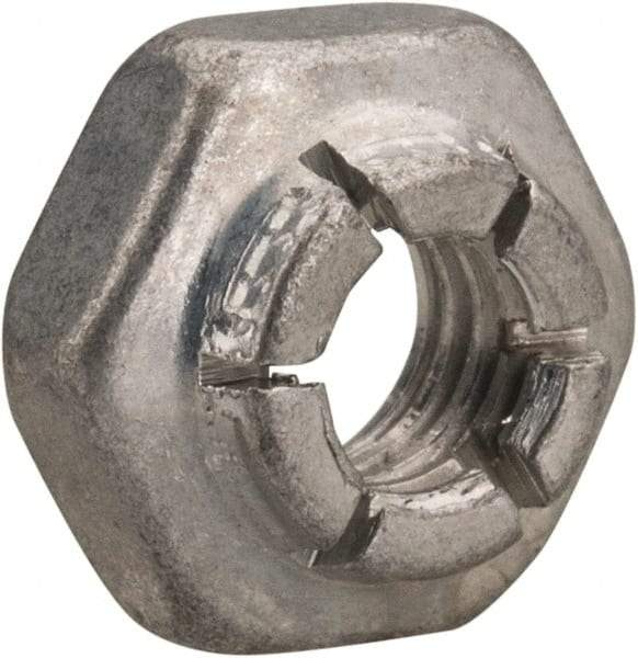 Flex-Loc - #10-32 UNJF Grade 2 Hex Lock Nut with Expanding Flex Top - 3/16" High, Cadmium-Plated Finish, Meets Military Specifications - Exact Industrial Supply