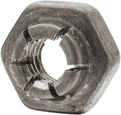 Flex-Loc - #10-24 UNJC Grade 2 Hex Lock Nut with Expanding Flex Top - 3/16" High, Cadmium-Plated Finish, Meets Military Specifications - Exact Industrial Supply