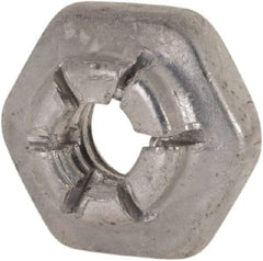 Flex-Loc - #6-32 UNJC Grade 2 Hex Lock Nut with Expanding Flex Top - 5/16" Width Across Flats, 9/64" High, Cadmium-Plated Finish, Meets Military Specifications - Exact Industrial Supply