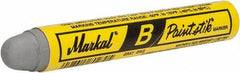 Markal - Gray Marker/Paintstick - Oil Base Ink - Exact Industrial Supply