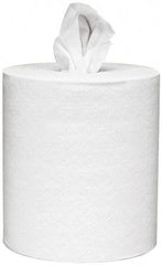 Kleenex - Center Pull Roll of 1 Ply White Paper Towels - 8" Wide - Exact Industrial Supply