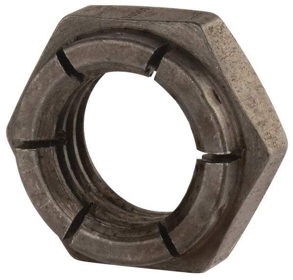 Flex-Loc - 3/4-10 UNC Grade 2 Hex Lock Nut with Expanding Flex Top - Uncoated, Meets Military Specifications - Exact Industrial Supply