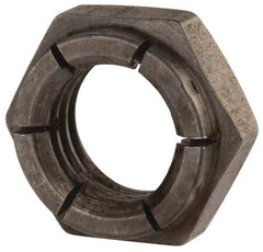 Flex-Loc - 3/4-10 UNC Grade 2 Hex Lock Nut with Expanding Flex Top - Uncoated, Meets Military Specifications - Exact Industrial Supply