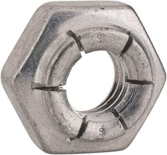 Flex-Loc - 5/16-18 UNC Grade 2 Heavy Hex Lock Nut with Expanding Flex Top - 17/64" High, Cadmium-Plated Finish, Meets Military Specifications - Exact Industrial Supply