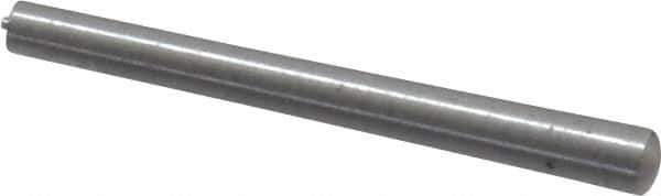 Value Collection - Size 6/0, 0.0624" Small End Diam, 0.078" Large End Diam, Uncoated Steel Taper Pin - Grade C-12L14, 3/4" OAL, 3/4 Pin Length - Exact Industrial Supply