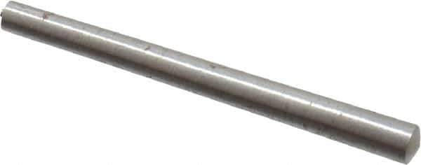 Value Collection - Size 5/0, 0.0732" Small End Diam, 0.094" Large End Diam, Uncoated Steel Taper Pin - Grade C-12L14, 1" OAL, 1 Pin Length - Exact Industrial Supply