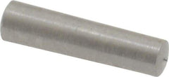 Value Collection - Size 3/0, 0.1146" Small End Diam, 0.125" Large End Diam, Uncoated Steel Taper Pin - Grade C-12L14, 1/2" OAL, 1/2 Pin Length - Exact Industrial Supply
