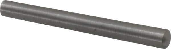 Value Collection - Size 2/0, 0.115" Small End Diam, 0.141" Large End Diam, Uncoated Steel Taper Pin - Grade C-12L14, 1-1/4" OAL, 1-1/4 Pin Length - Exact Industrial Supply