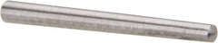 Value Collection - Size 0, 0.1196" Small End Diam, 0.156" Large End Diam, Uncoated Steel Taper Pin - Grade C-12L14, 1-3/4" OAL, 1-3/4 Pin Length - Exact Industrial Supply