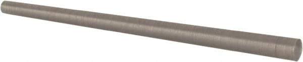 Value Collection - Size 0, 0.104" Small End Diam, 0.156" Large End Diam, Uncoated Steel Taper Pin - Grade C-12L14, 2-1/2" OAL, 2-1/2 Pin Length - Exact Industrial Supply