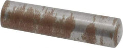 Value Collection - Size 2, 0.1774" Small End Diam, 0.193" Large End Diam, Uncoated Steel Taper Pin - Grade C-12L14, 3/4" OAL, 3/4 Pin Length - Exact Industrial Supply