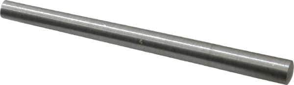 Value Collection - Size 4, 0.1876" Small End Diam, 0.25" Large End Diam, Uncoated Steel Taper Pin - Grade C-12L14, 3" OAL, 3 Pin Length - Exact Industrial Supply