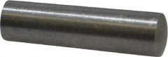 Value Collection - Size 6, 0.315" Small End Diam, 0.341" Large End Diam, Uncoated Steel Taper Pin - Grade C-12L14, 1-1/4" OAL, 1-1/4 Pin Length - Exact Industrial Supply