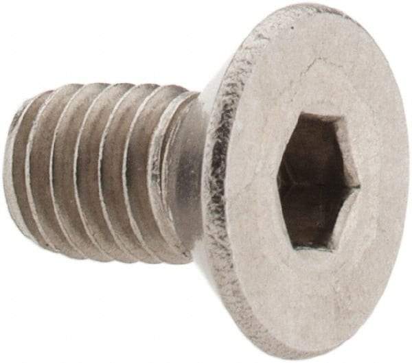 Value Collection - #10-32 UNF Hex Socket Drive, 82° Flat Screw - Grade 18-8 Stainless Steel, 3/8" OAL - Exact Industrial Supply