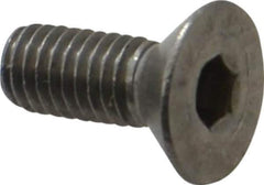 Value Collection - #10-32 UNF Hex Socket Drive, 82° Flat Screw - Grade 18-8 Stainless Steel, 1/2" OAL - Exact Industrial Supply