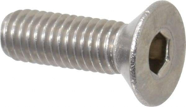 Value Collection - #10-32 UNF Hex Socket Drive, 82° Flat Screw - Grade 18-8 Stainless Steel, 5/8" OAL - Exact Industrial Supply