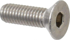 Value Collection - #10-32 UNF Hex Socket Drive, 82° Flat Screw - Grade 18-8 Stainless Steel, 5/8" OAL - Exact Industrial Supply