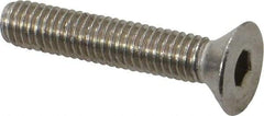 Value Collection - #10-32 UNF Hex Socket Drive, 82° Flat Screw - Grade 18-8 Stainless Steel, 1" OAL - Exact Industrial Supply