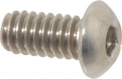 Value Collection - 1/4-20 UNC Hex Socket Button Cap Screw - Exact Industrial Supply