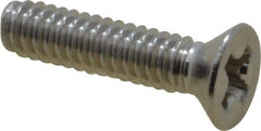 Value Collection - #2-56 UNC, 3/8" OAL Phillips Drive Machine Screw - Flat Head, Grade 18-8 Stainless Steel, Uncoated, Without Washer - Exact Industrial Supply