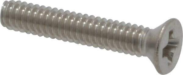 Value Collection - #2-56 UNC, 1/2" OAL Phillips Drive Machine Screw - Flat Head, Grade 18-8 Stainless Steel, Uncoated, Without Washer - Exact Industrial Supply