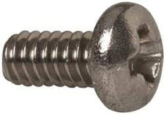 Value Collection - #2-56 UNC, 3/16" Length Under Head Phillips Drive Machine Screw - Pan Head, Grade 18-8 Stainless Steel, Uncoated, Without Washer - Exact Industrial Supply